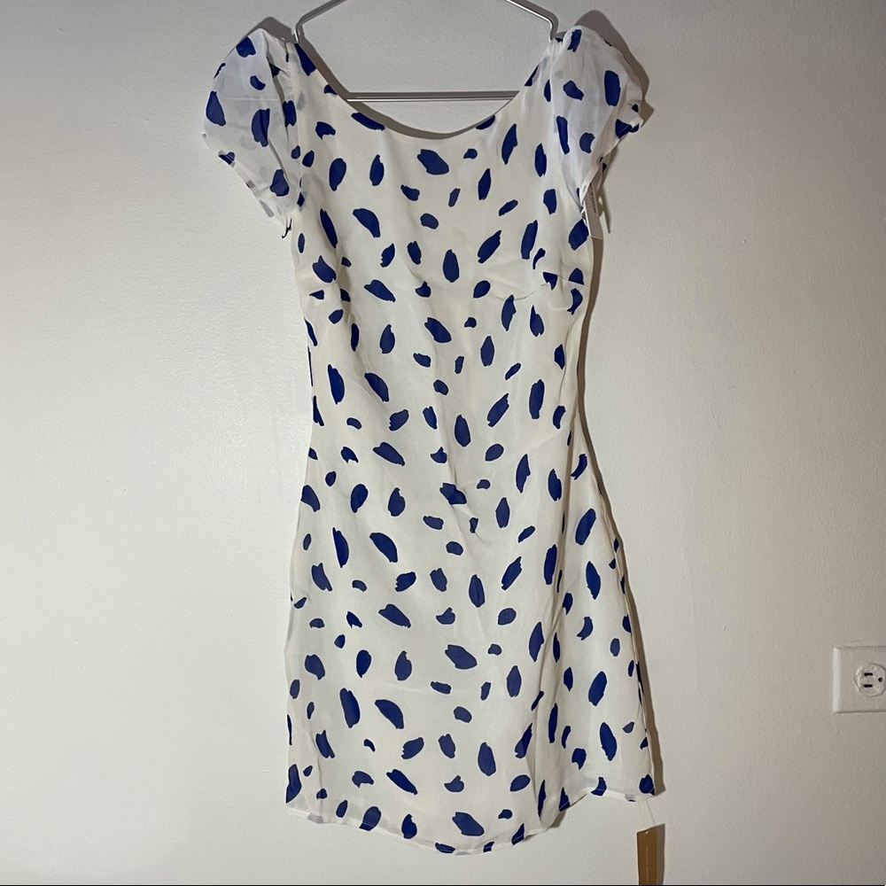 Reformation Ivette backless mini dress